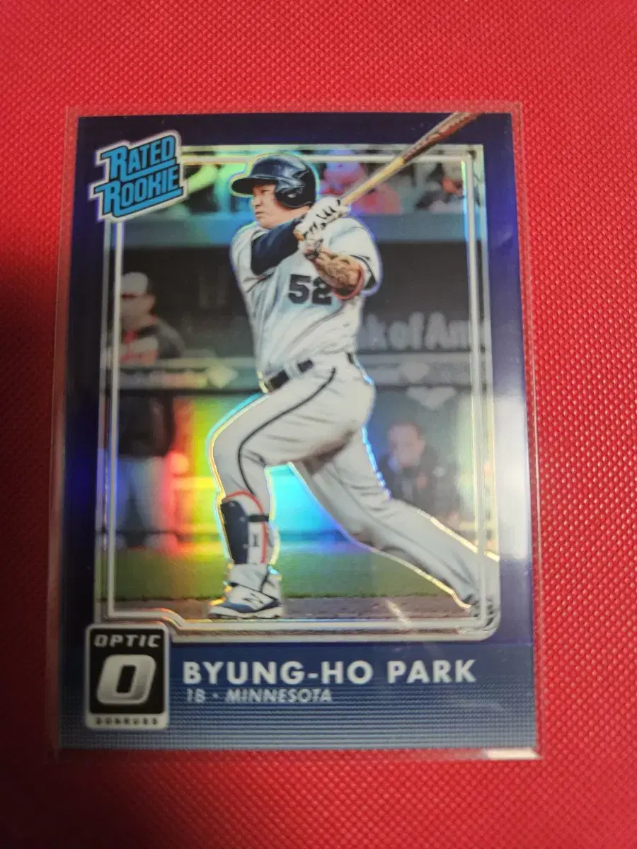 박병호 Panini Optic 퍼플 카드