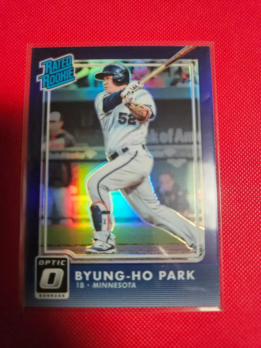 박병호 Panini Optic 퍼플 카드