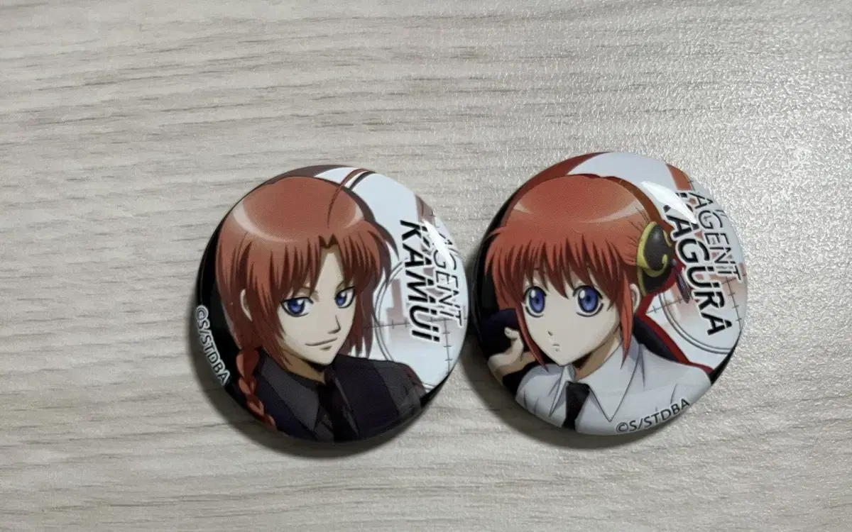 Gintama Kamui Kagura Suit Mini Can Badge