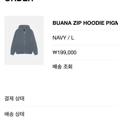 스투시 BUANA ZIP HOODIE PIGMENT DYED 후드집업