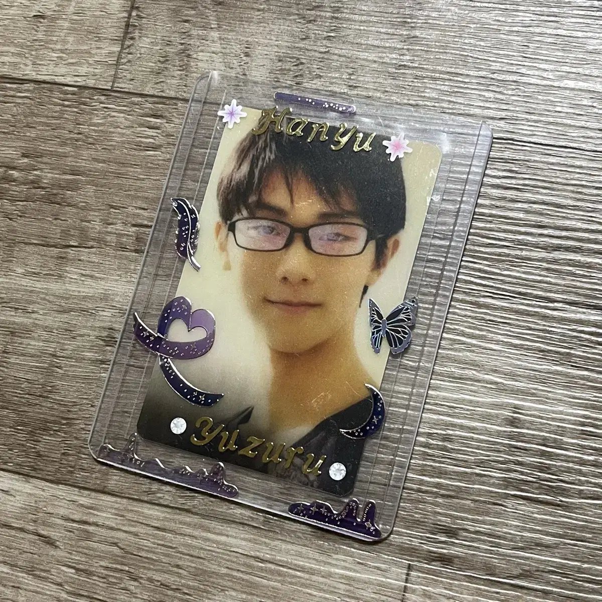 New Yuzuru Hanyu potching photocard + toploader