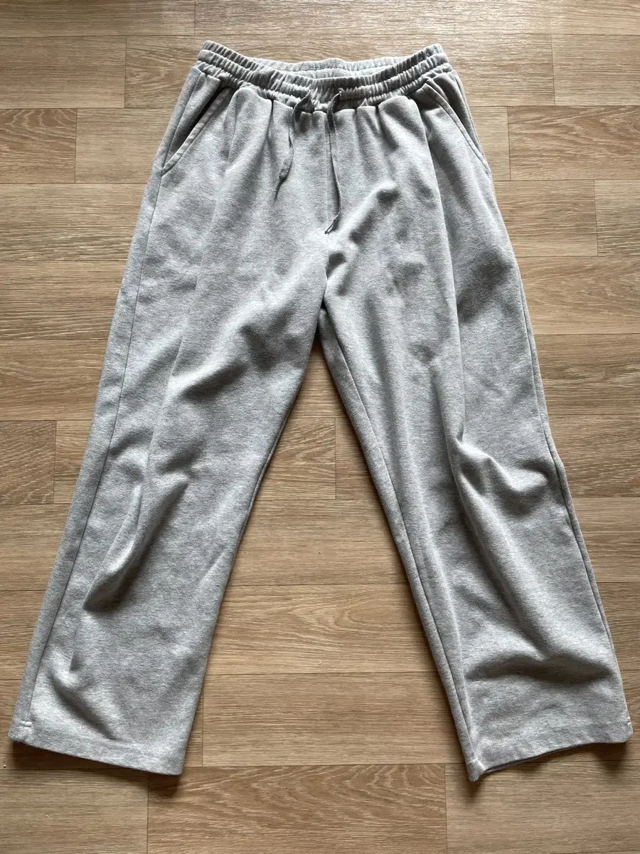 Gray wide leg pants for sale