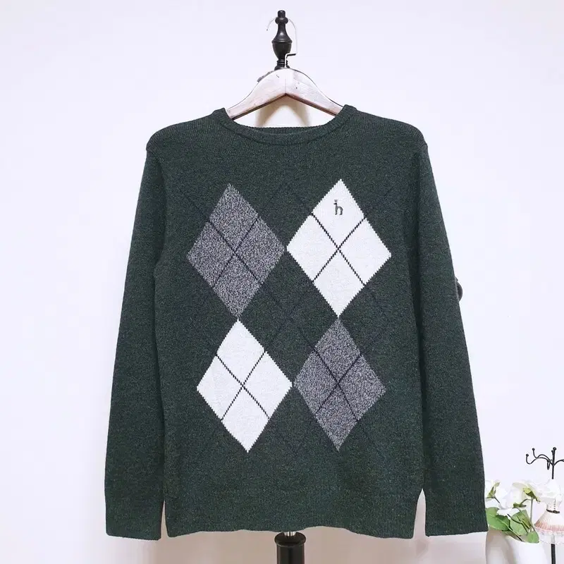 Hedges Momo100 Men's Argyle Knit