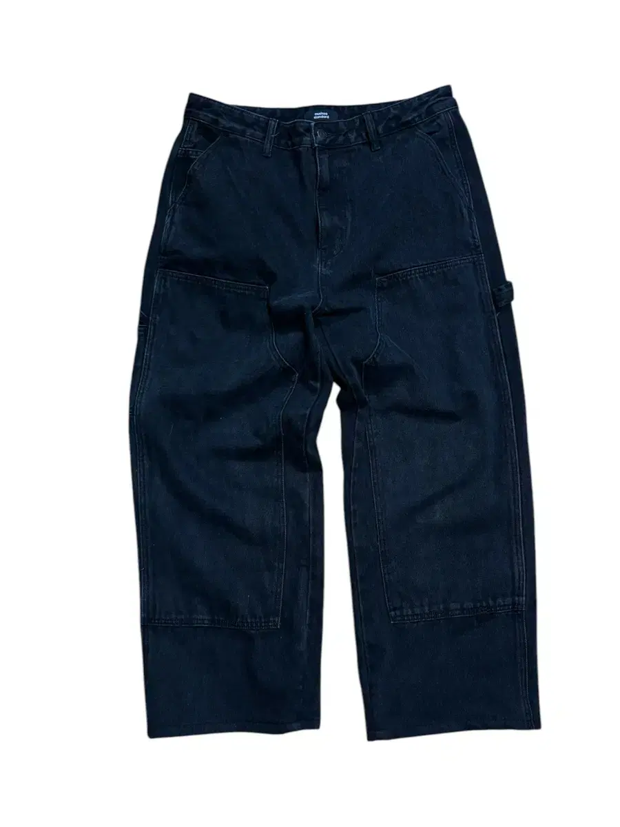 Gentleman's Standard Wide Denim Carpenter Doubled Knee