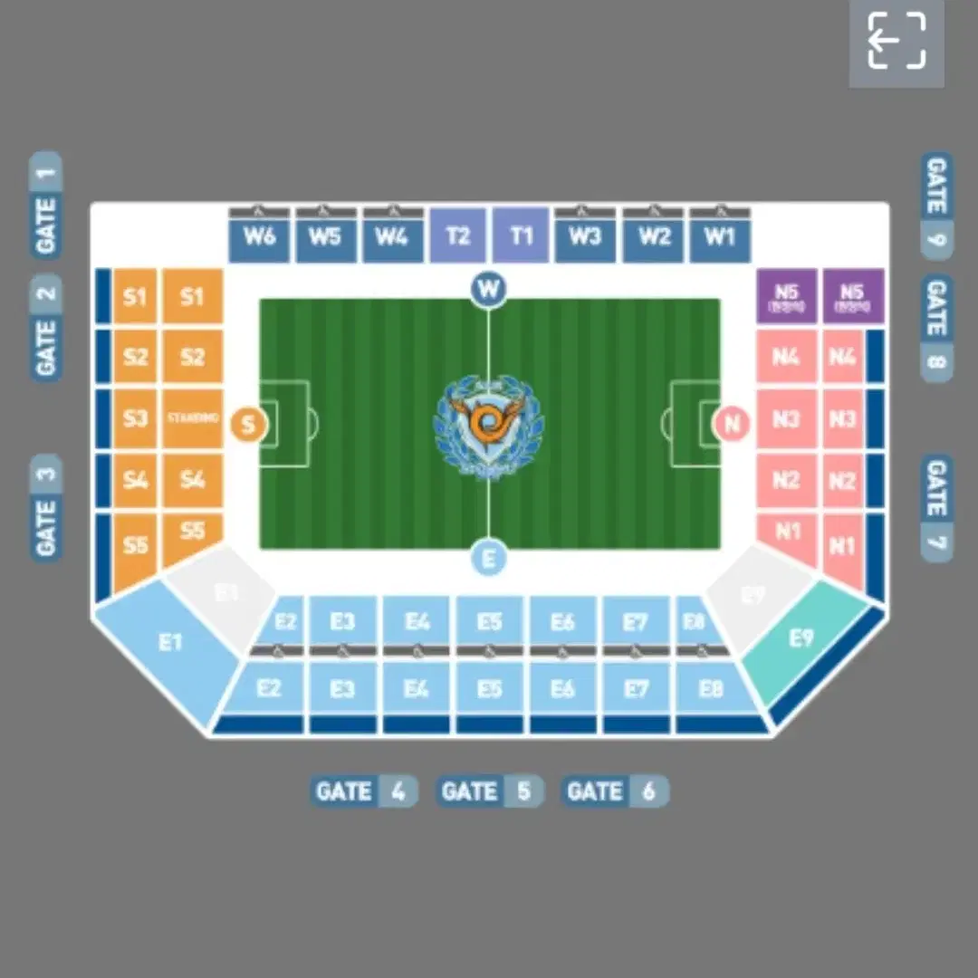 11/24 k리그 대구fc vs 인천 E구역 2연석 정가양도