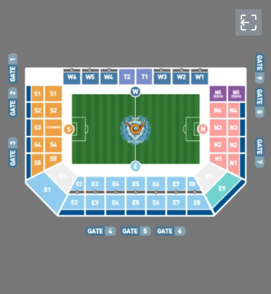 11/24 k리그 대구fc vs 인천 E구역 2연석 정가양도