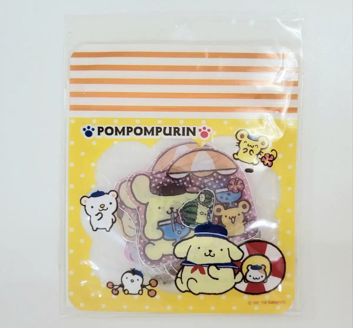 San Rio Pompompurin Yeoreum Vacation Sticker