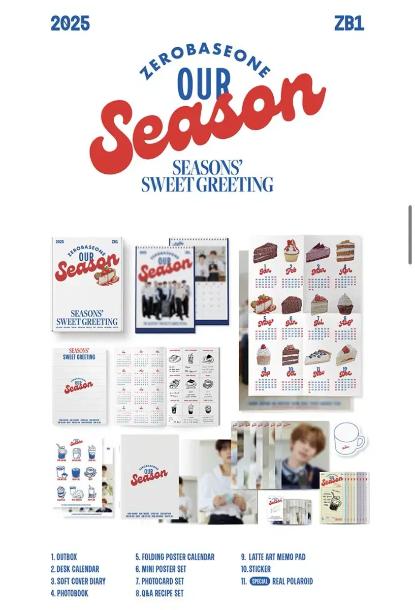 zerobaseone season's greetings zb1 seasons greetings buncheol 2025 our season