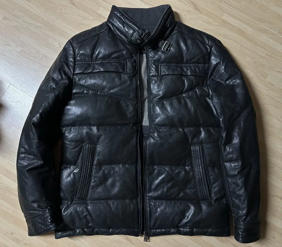 100% sheepskin padded jacket for men