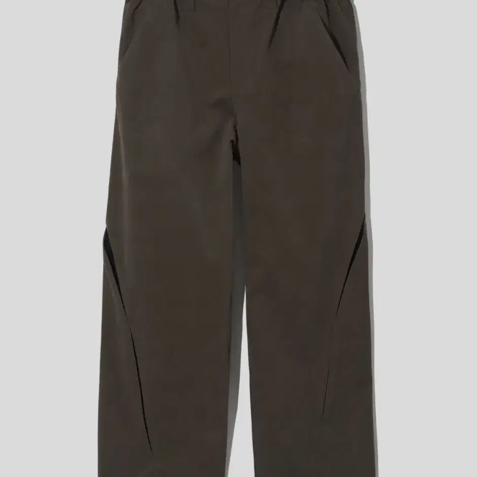 (M) 로어즈 Curve Paneled Pants - Brown