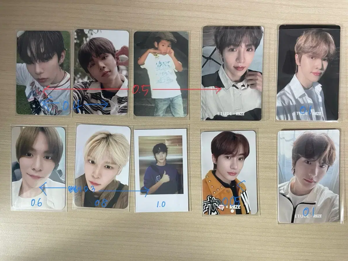 Price drop riize shotaro eunseok  sungchan chanyoung photocard pomacyseyangdowndonbinsoheeeverline deer