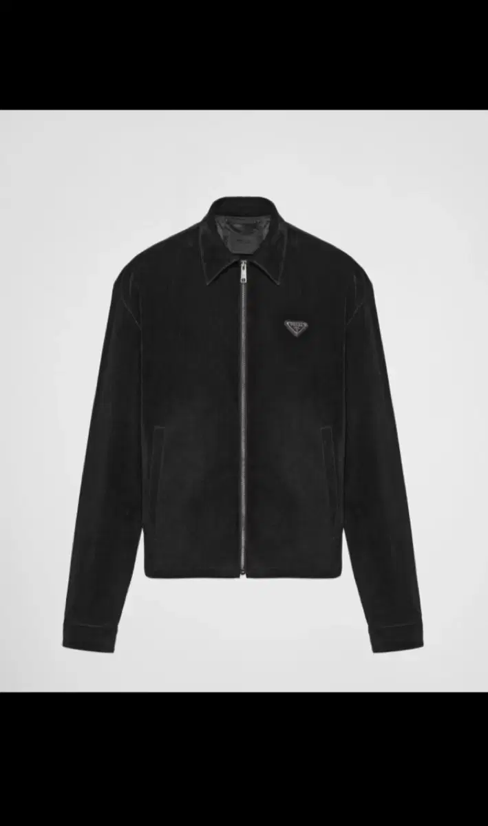 Prada Cotton and velvet bloo jacket