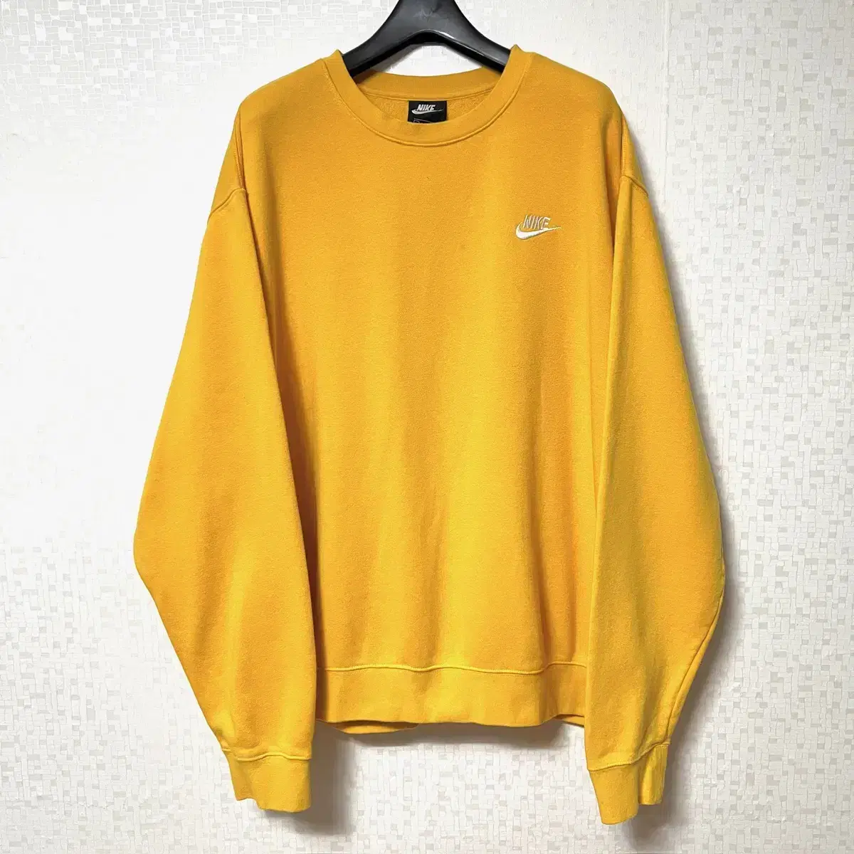 [XXL,110]Nike Small Logo Man-to-Man Yel