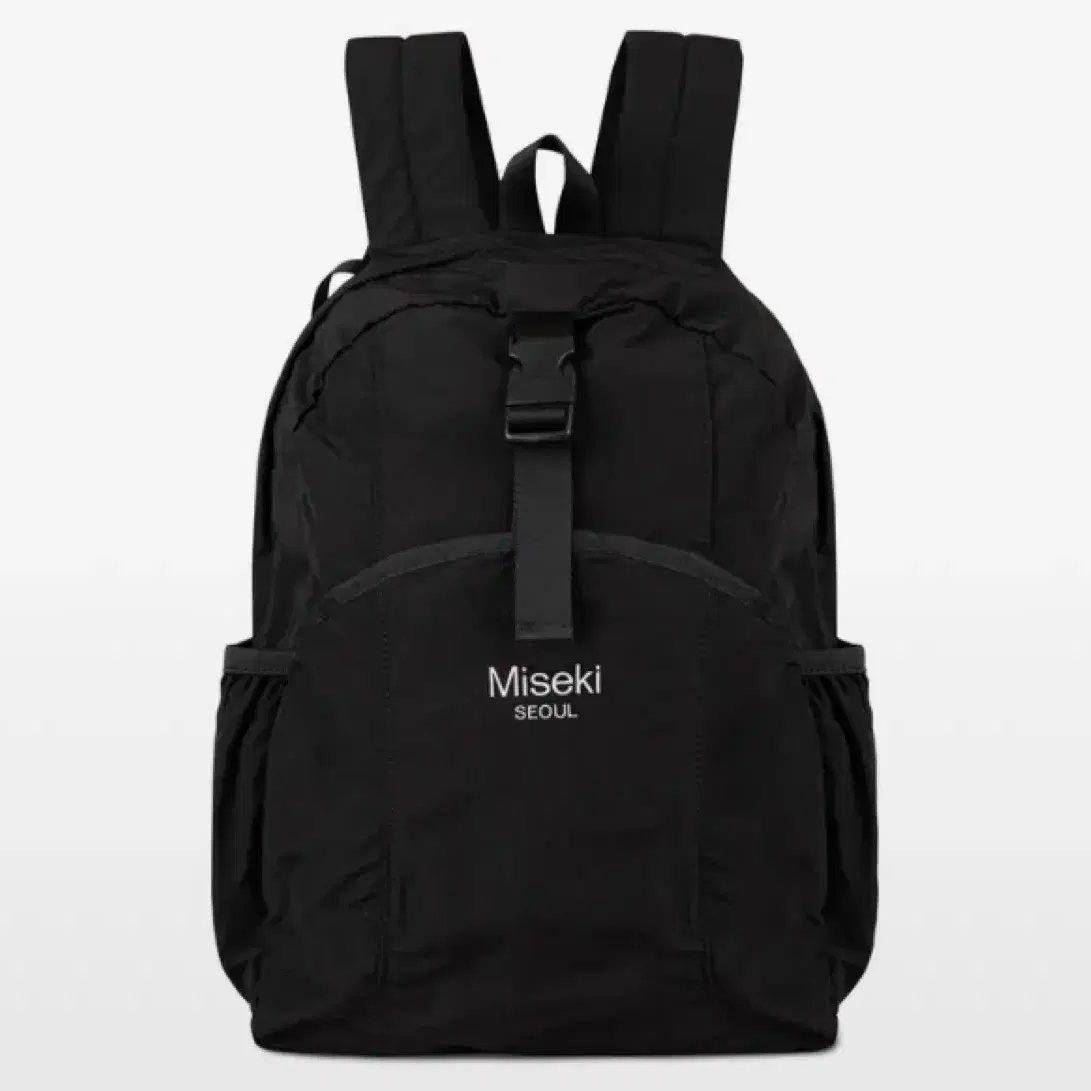 미세키서울 Logo backpack BLACK