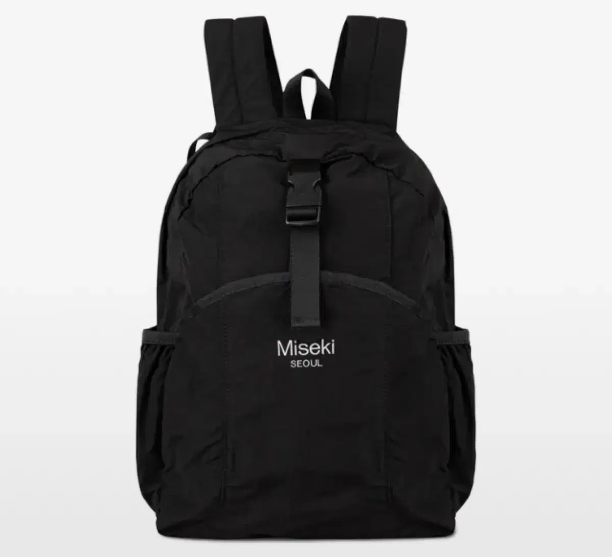 미세키서울 Logo backpack BLACK