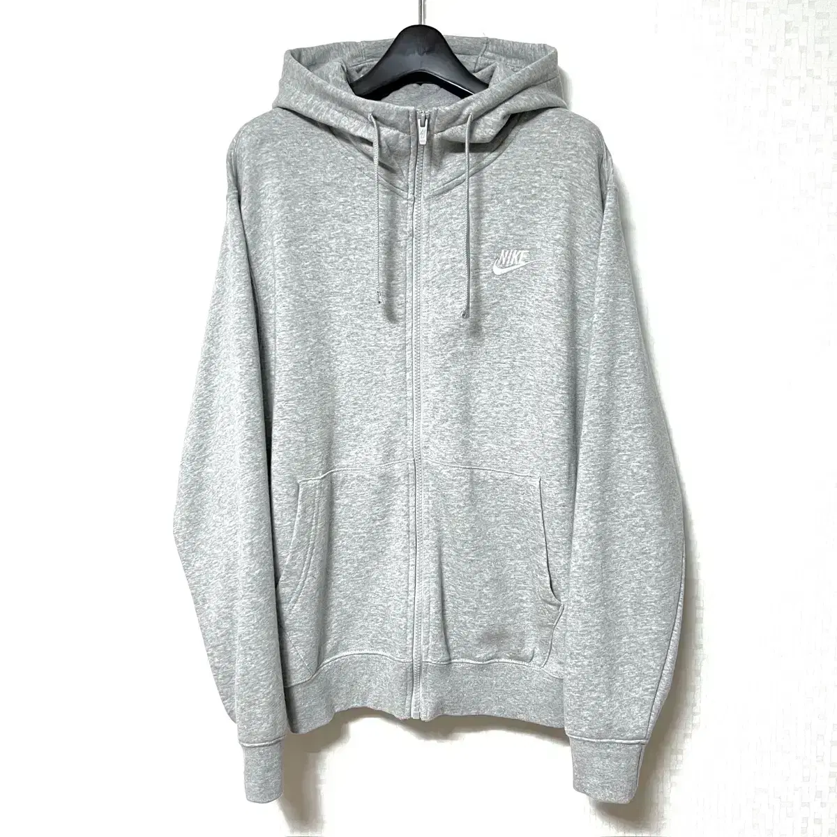 [S,90]Nike Training Hoodie Zip-Up Gray