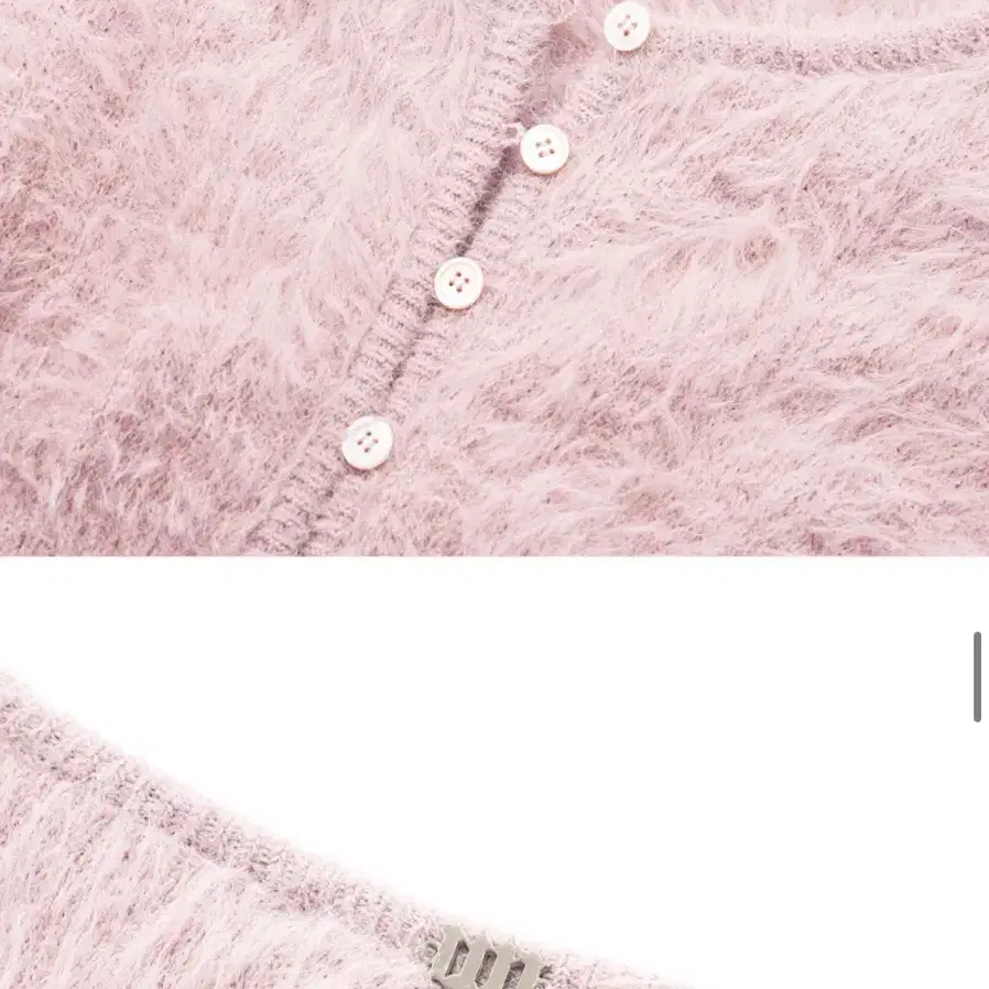 페인오어 RABITA FUR CARDIGAN pink