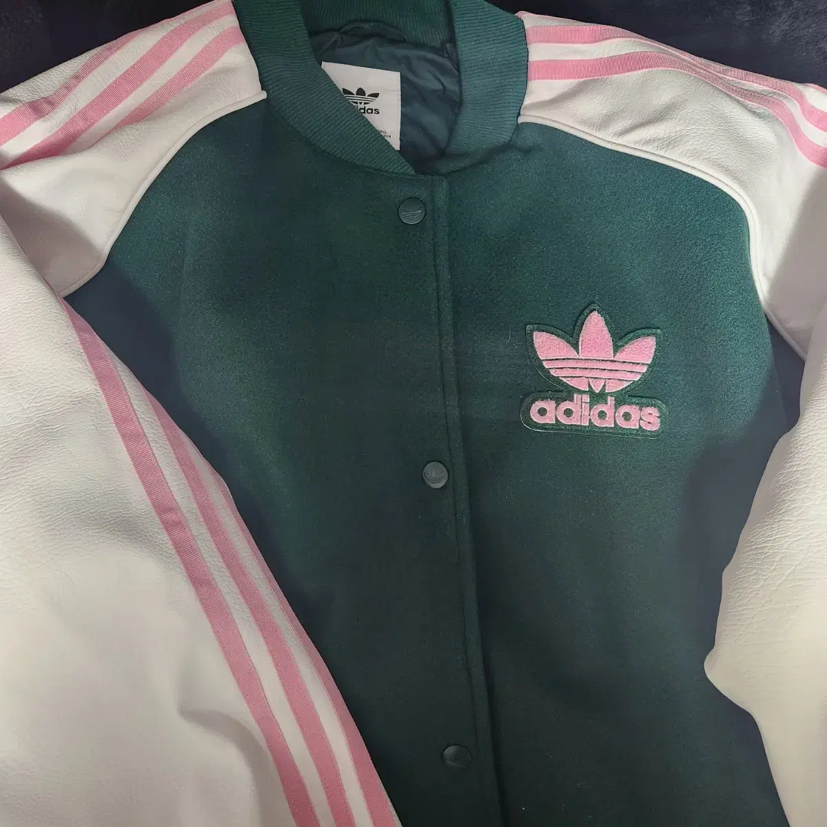 Adidas Original SST Varsity Jacket Green