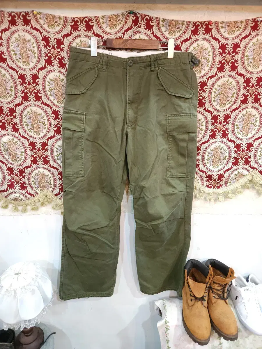 Backnumber M65 Military Olive Green Cargo Pants