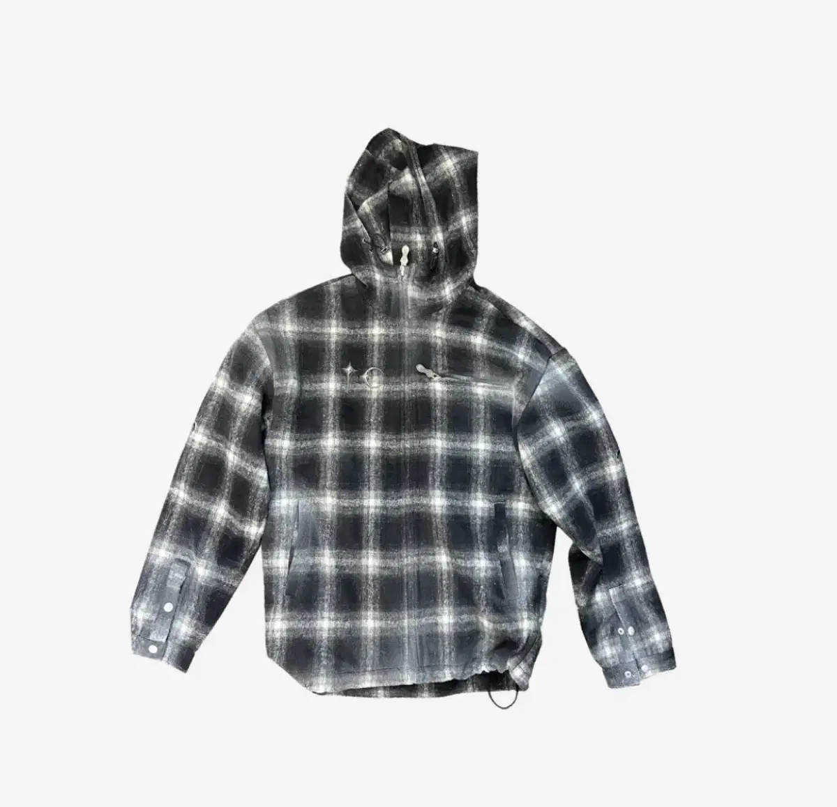 FrogClub Flannel Zip-Up Black Size 2