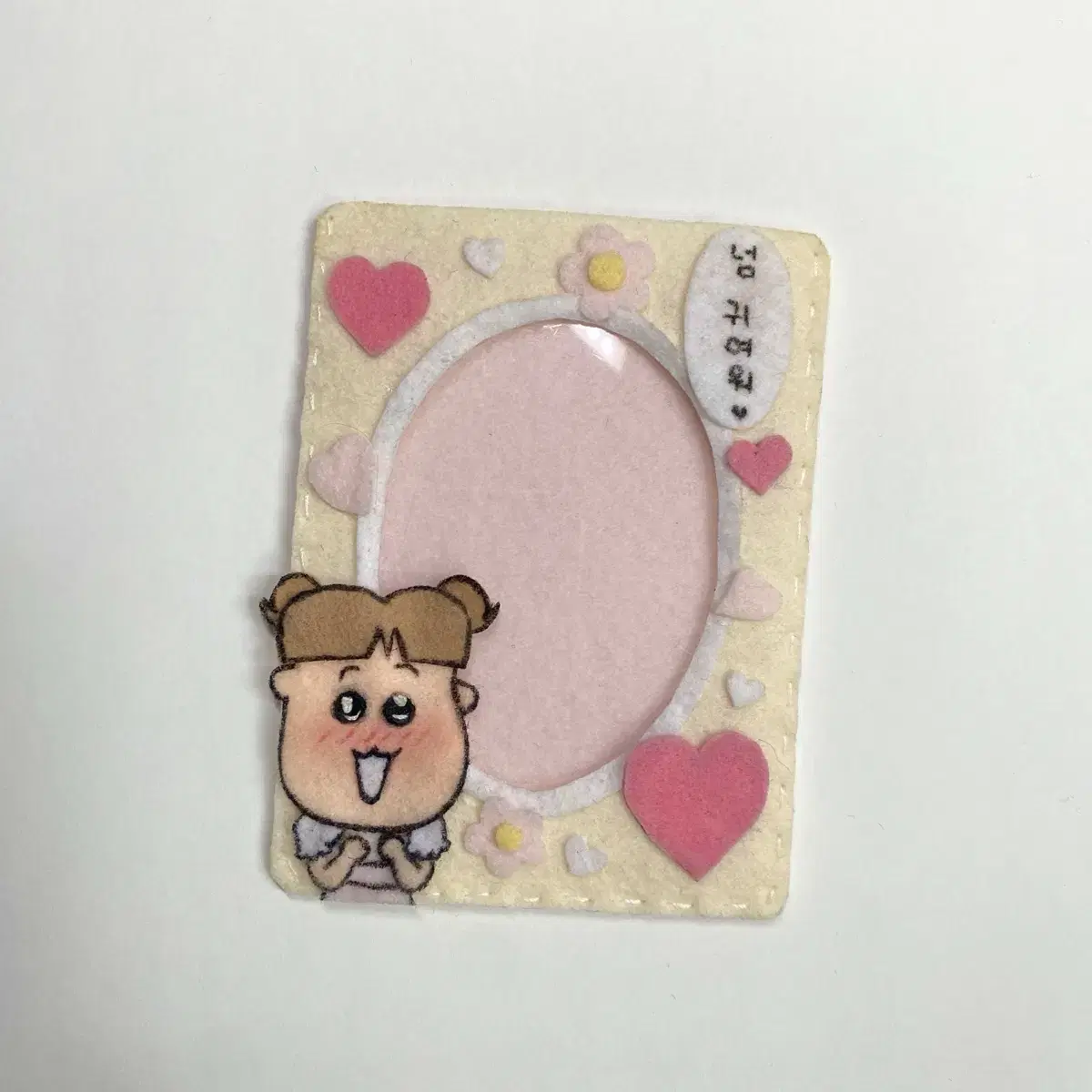 Felt Topkoo Felt photocard holder photocard holder Atamamma Song // binder collectbook Poka