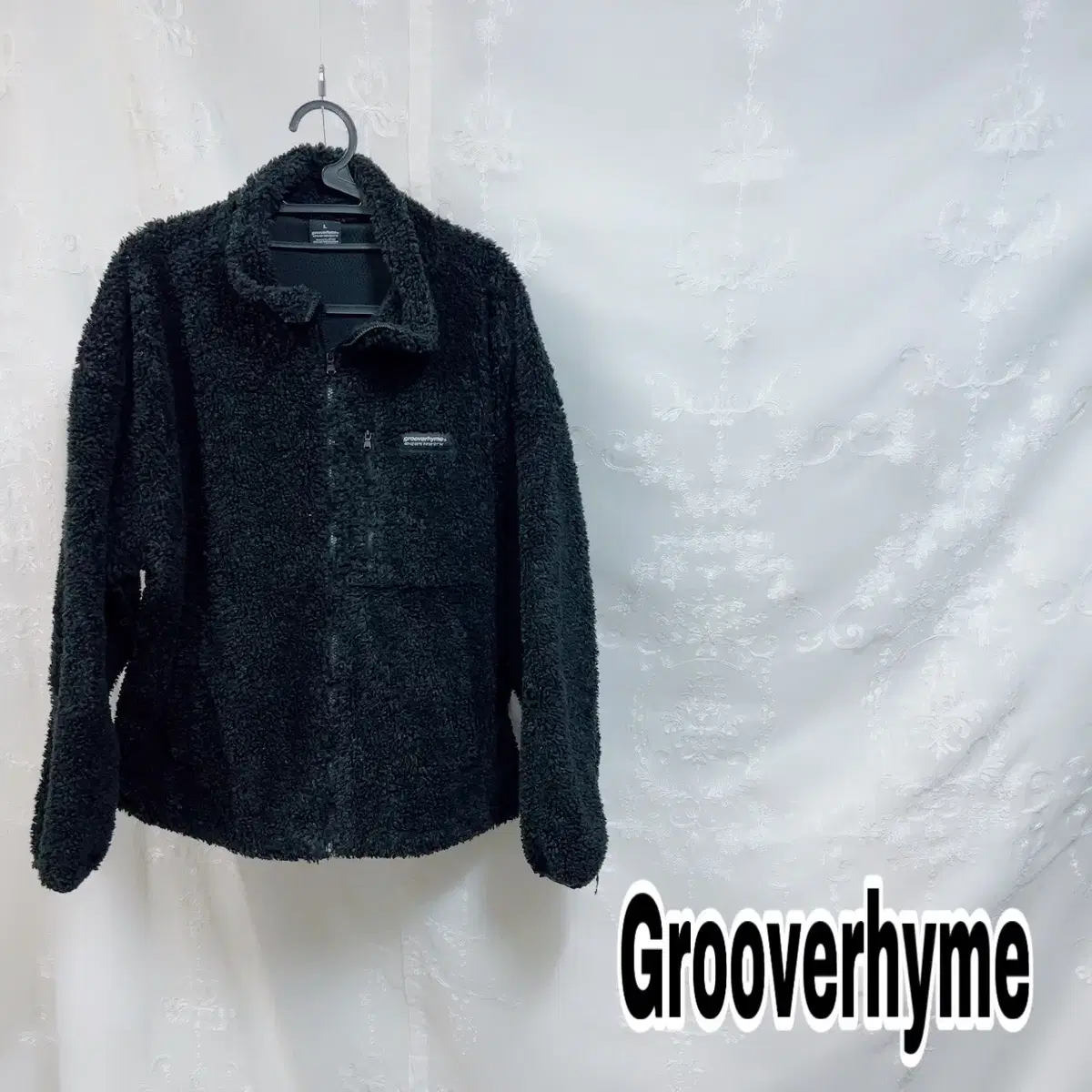 Grosgrain Black Fleece Jacket