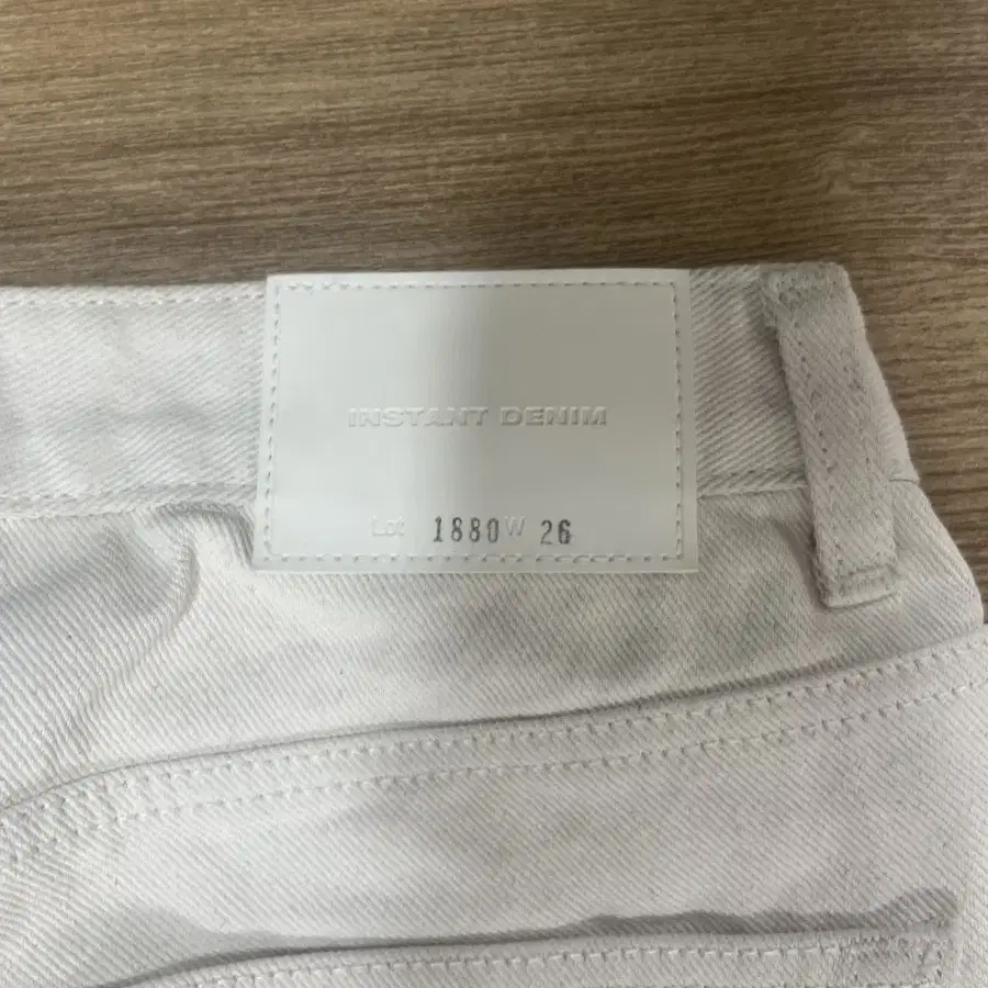 브랜디드 1880 PURE CREAM JEANS 26 새상품