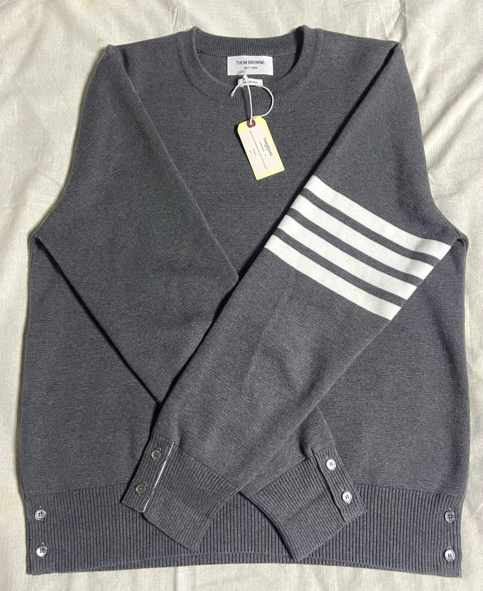 Thom Browne Milano Stitch Knit Grey Size 3