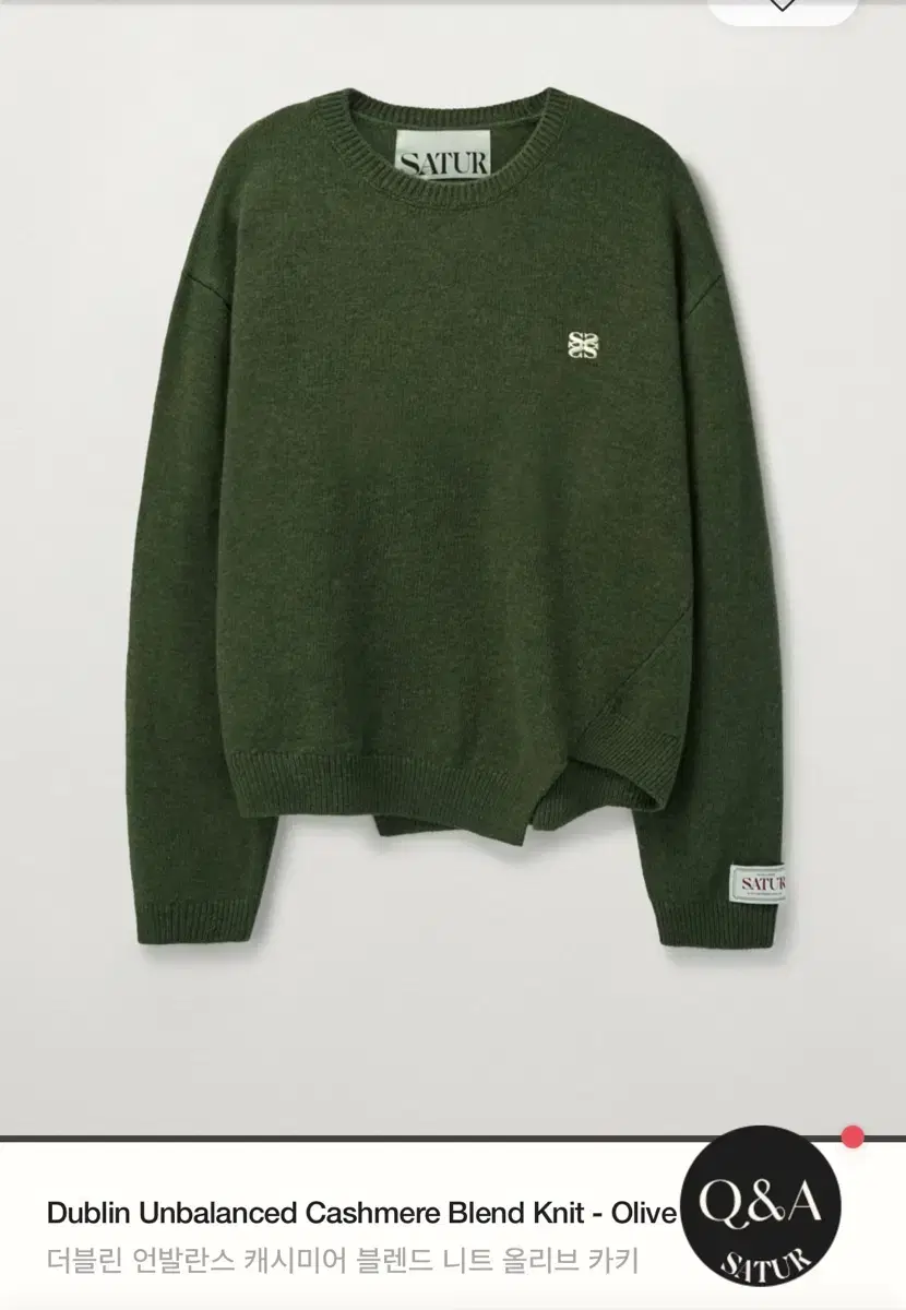 (New ) Setter Dublin Unbalanced Cashmere Blend Knit