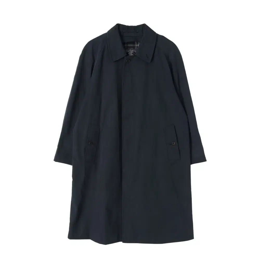 Burberry Cotton Poly kara Hidden Button Trench Coat