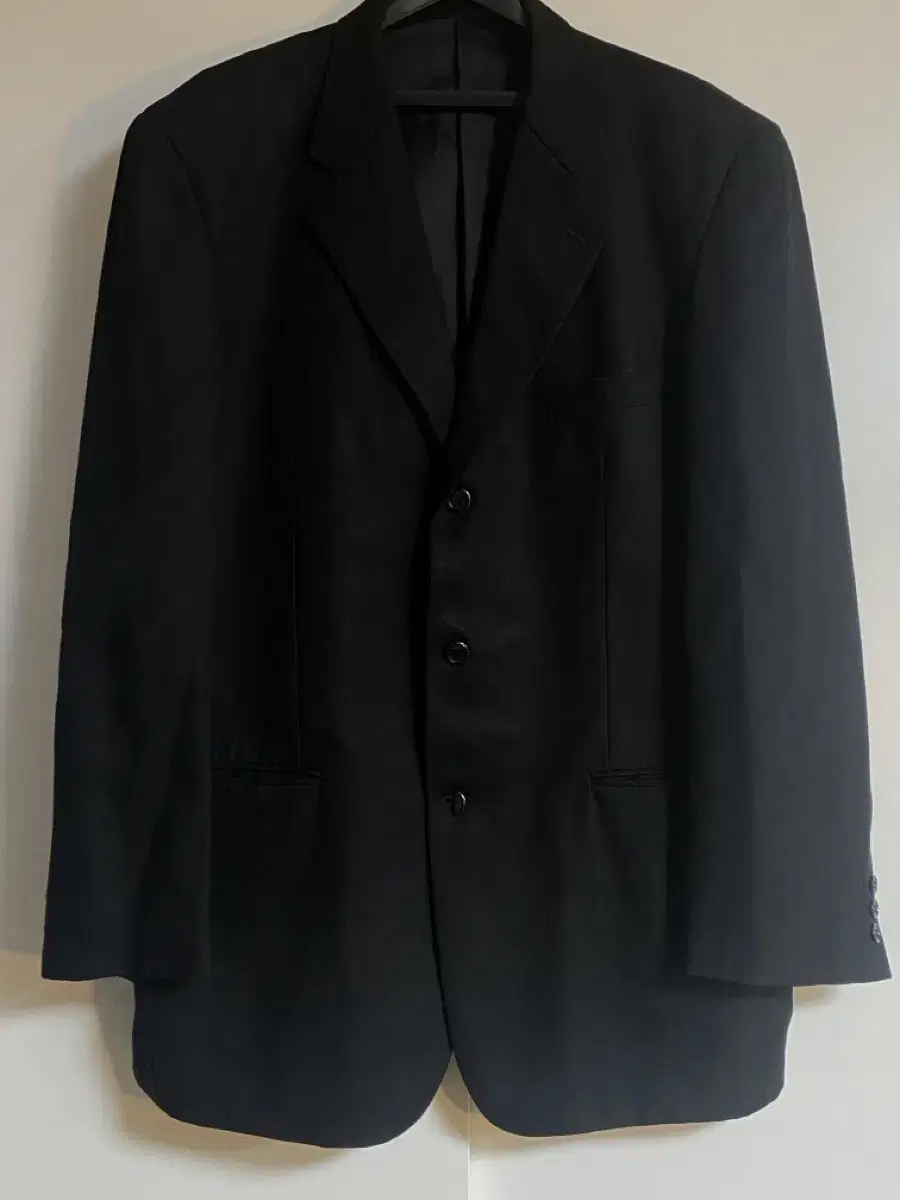 Vintage Three-Piece Wool Jacket Blend / Black sells