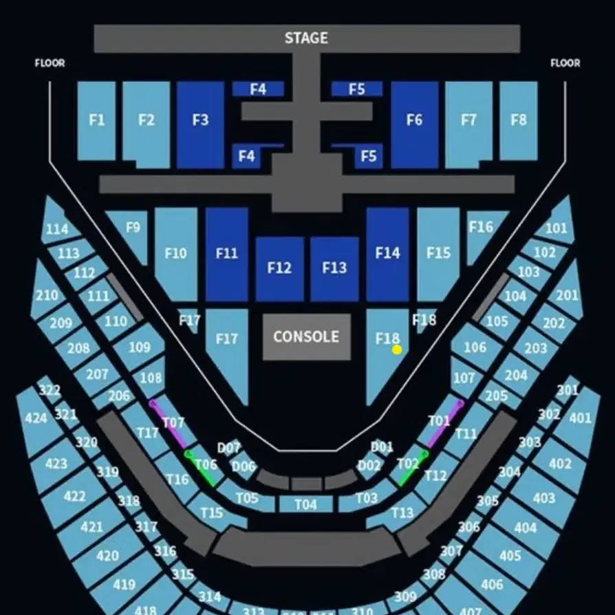 NCT 127 첫콘 콘서트 양도 f18 플로어