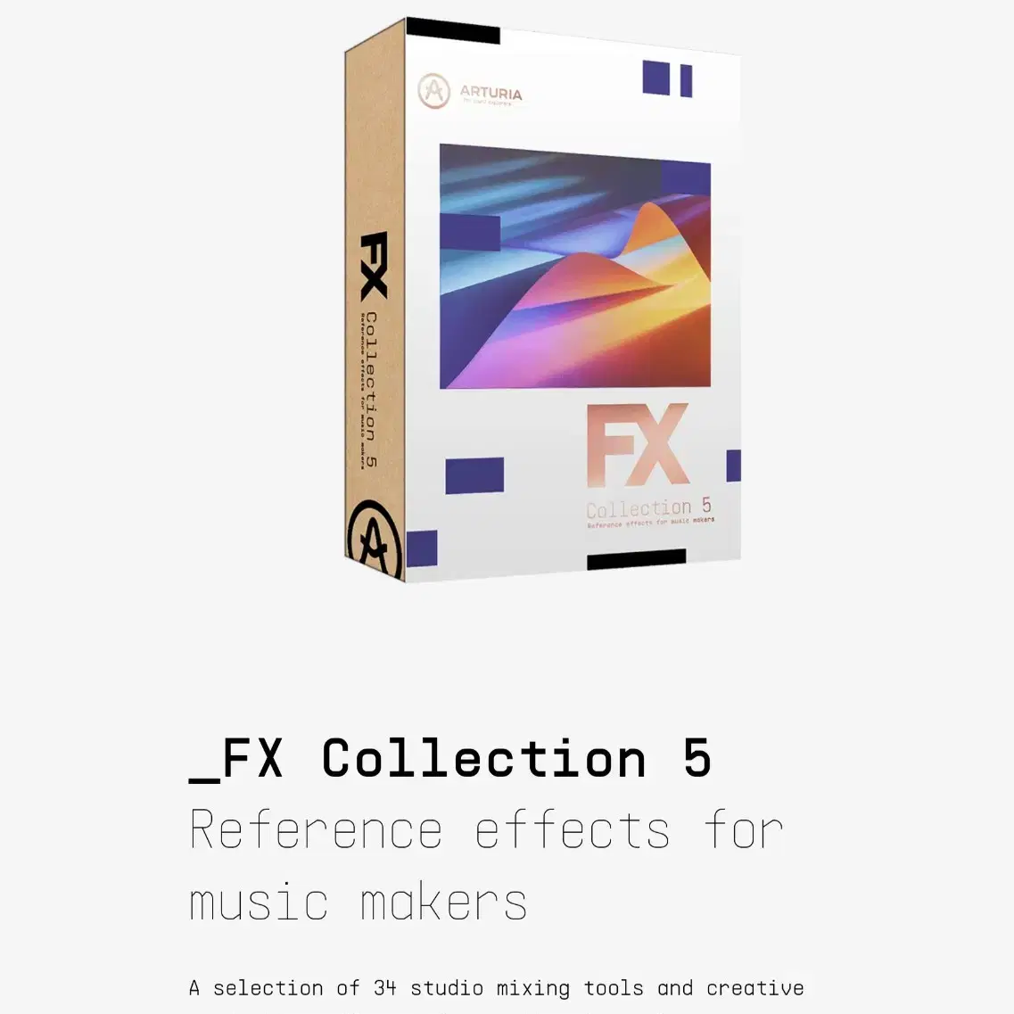 Arturia Fx Collection 5 판매합니다.