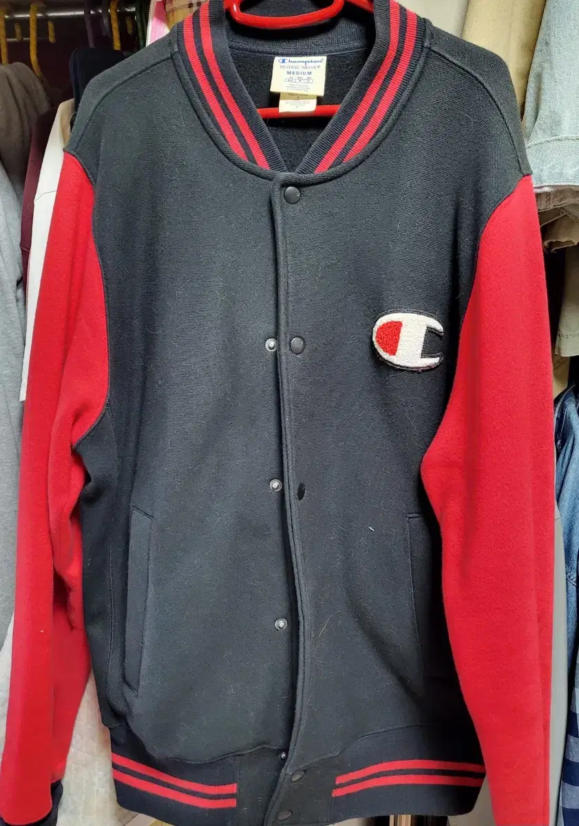 CHAMPIONCHAMPION Cotton baseball jumper jacket M105