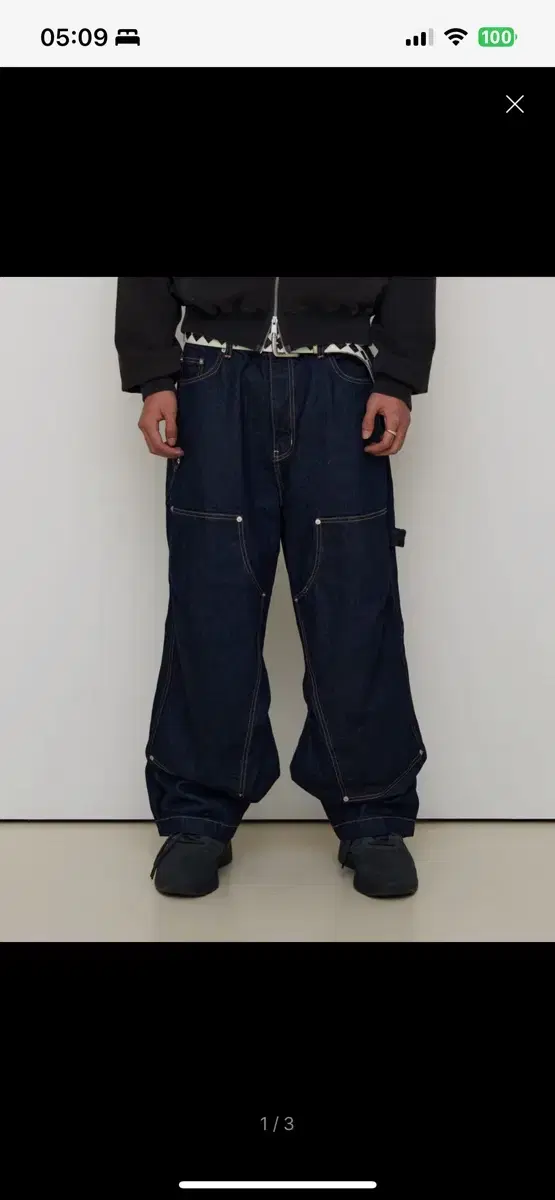 9999Ekai Double Knee Denim 1Size