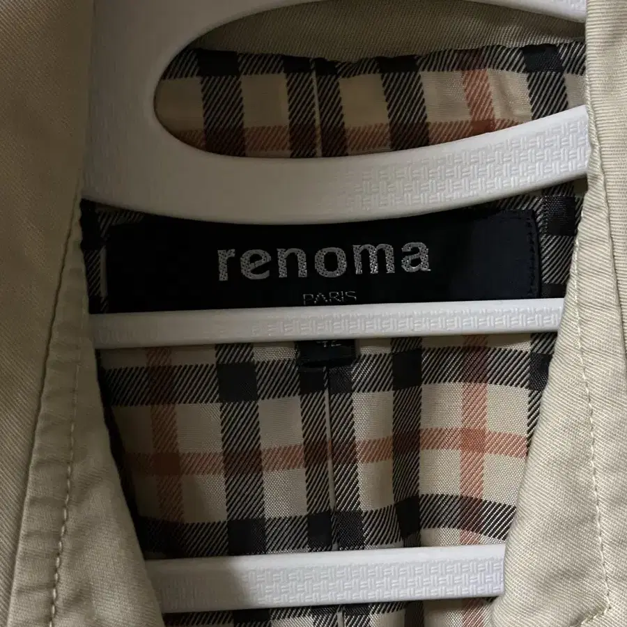 레노마 트렌치 코트 renoma paris 라이트브라운