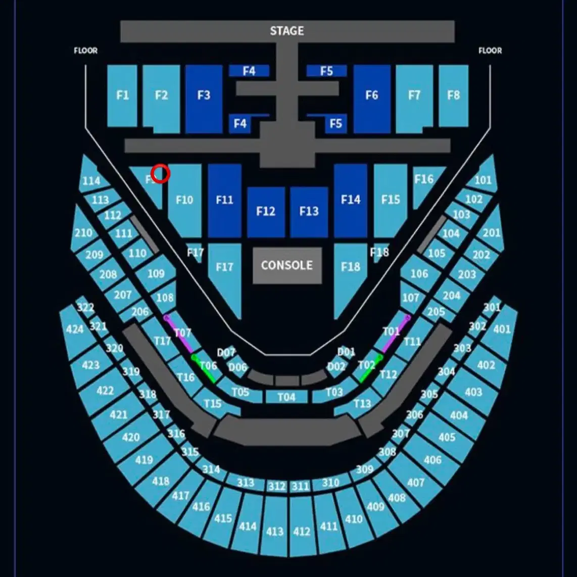 돌출 초근접) NCT 127 엔시티 127 콘서트 첫콘 플로어 양도