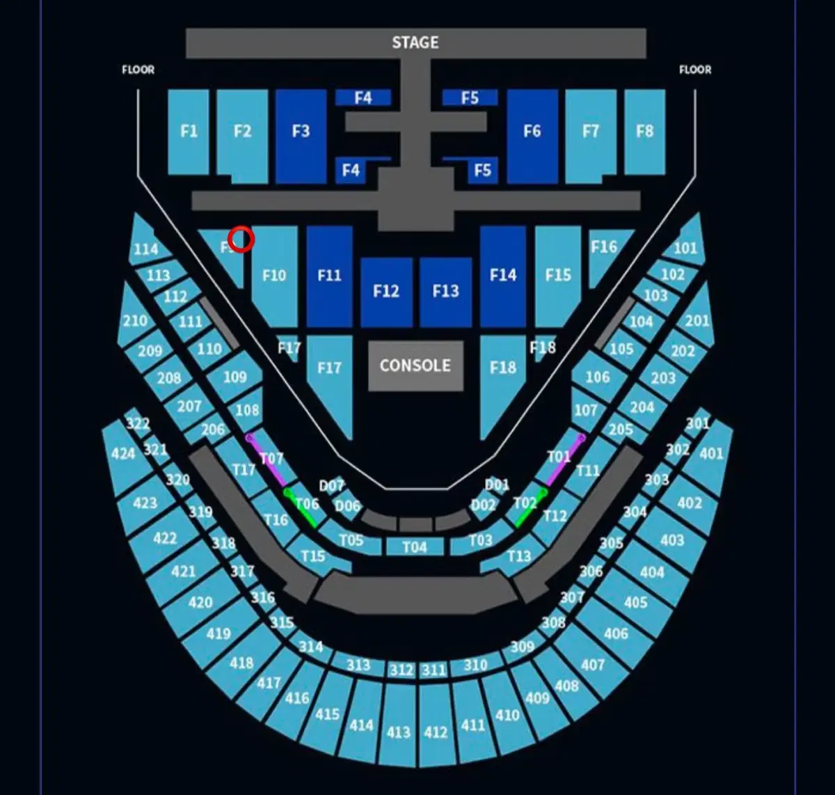 돌출 초근접) NCT 127 엔시티 127 콘서트 첫콘 플로어 양도