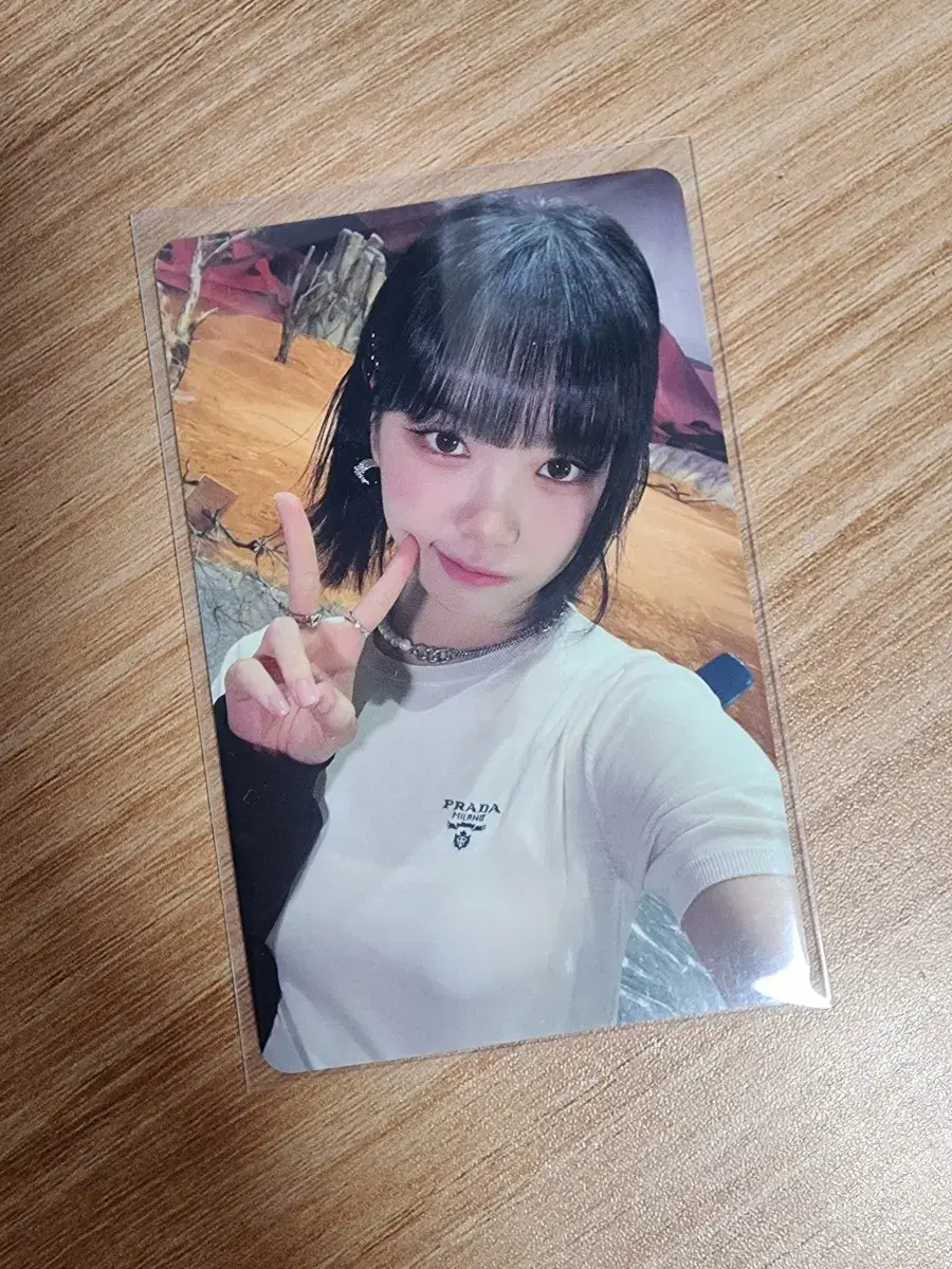 le sserafim kim chaewon unforgiven japan vahn photocard