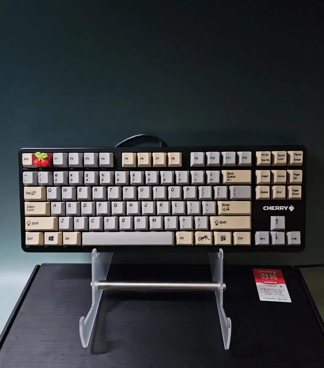 Cherry X Lanseung Custom Cobblestone Full-Lubricated Gaming Mechanical Keyboard Leopold Corsair