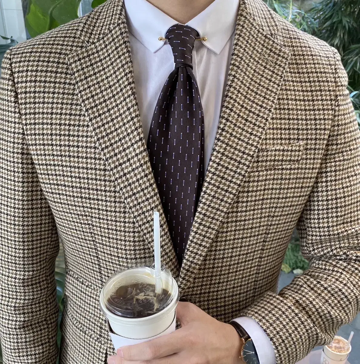 Kinlock Houndstooth Sportcoat size 110