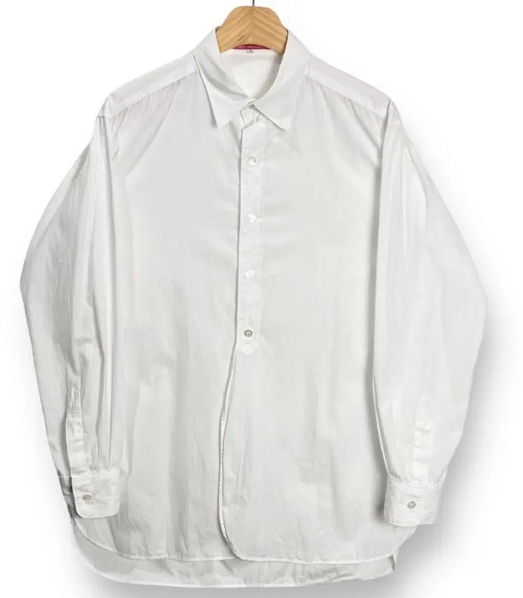 Yoji Yamamoto White Unbalance Shirt for sale