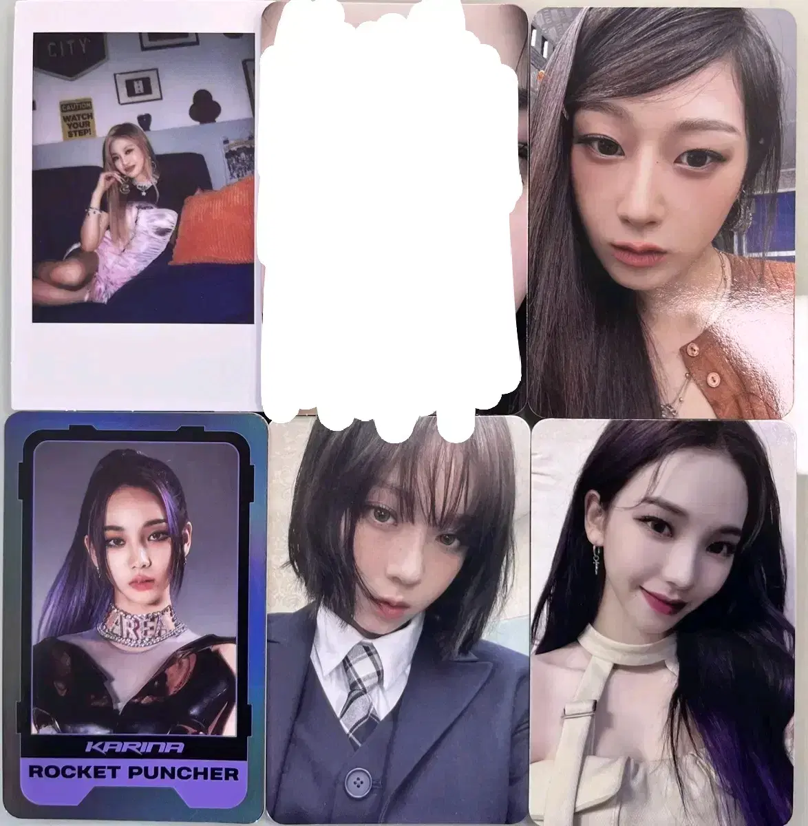 내일까지만))에스파 포카 일괄양도 카리나윈터지젤닝닝드라마걸스