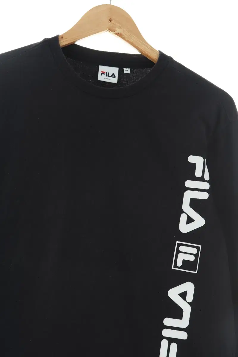 (XS) Wheela Long Sleeve T-Shirt Black Big Logo Old School-10424