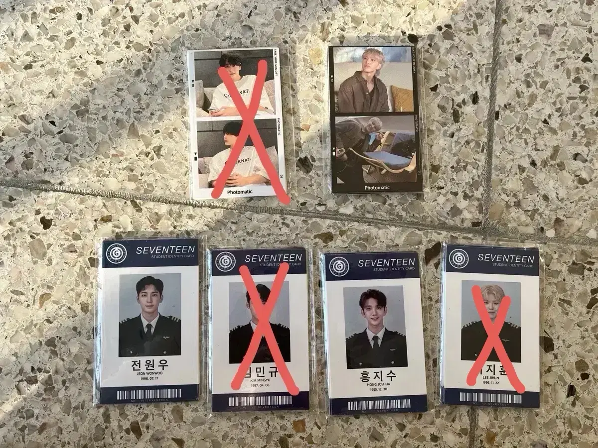 seventeen student ID, unofficial goods sells