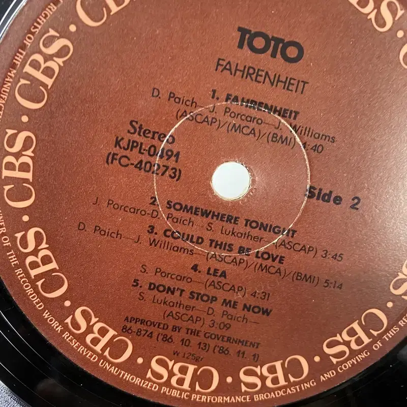 TOTO LP / AA6369