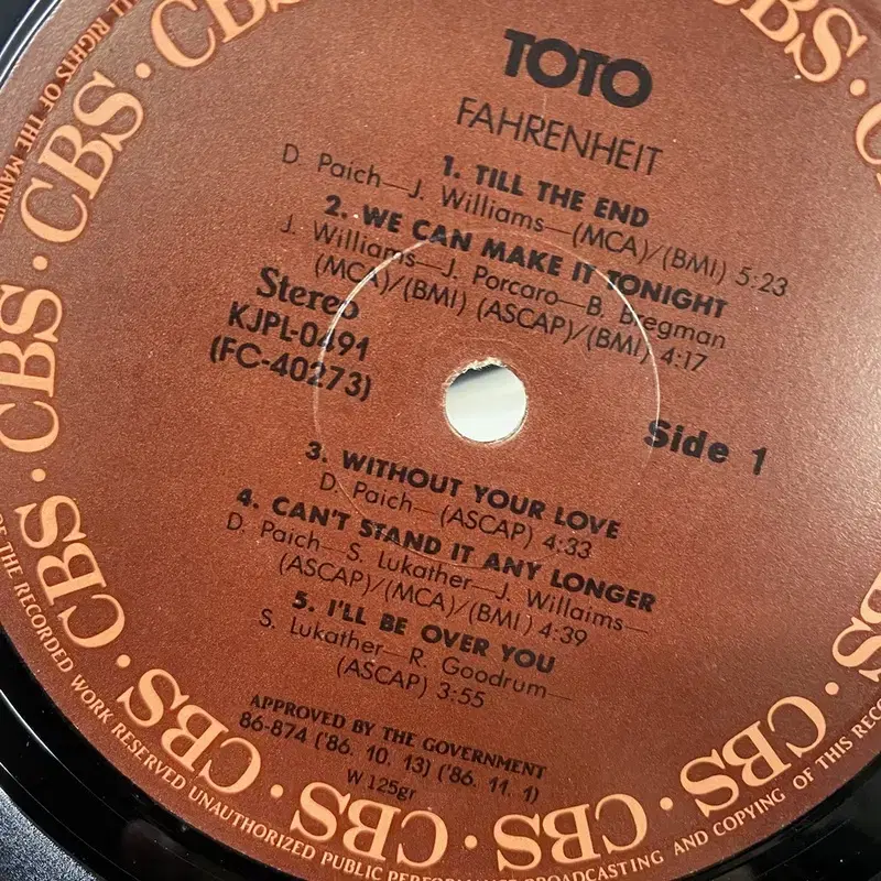 TOTO LP / AA6369