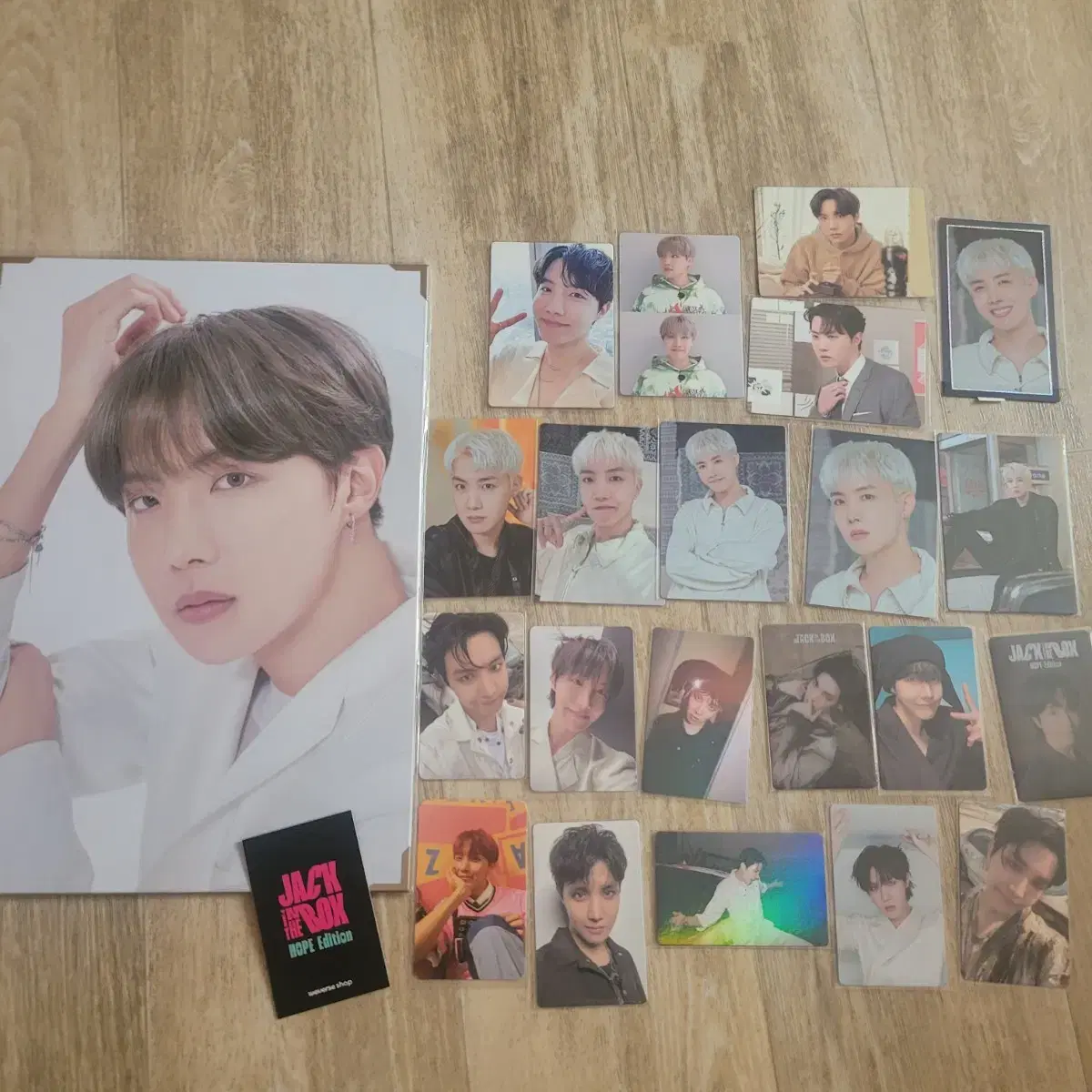 Bulk transfer of bangtan hoseokjehop photocards