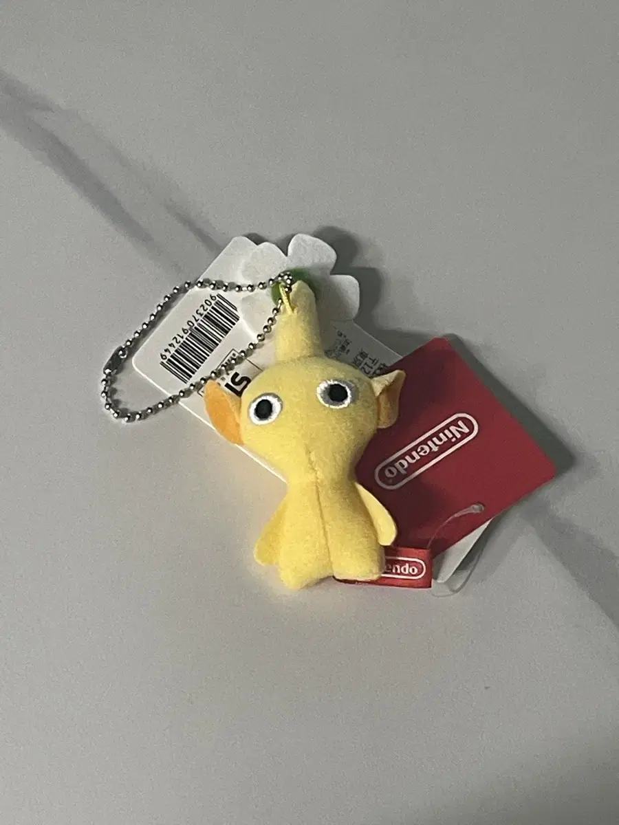 New Yellow Peak Min doll Nui keyring Nintendo Shop Genuine