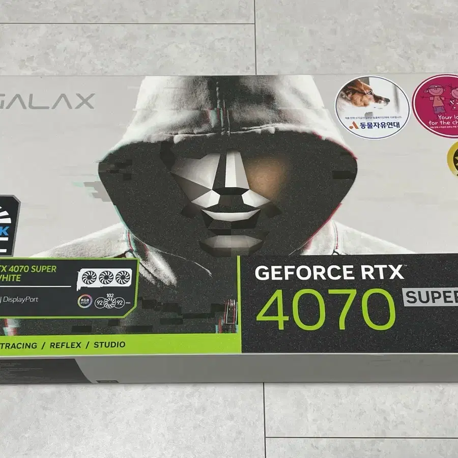 GALAX RTX 4070 SUPER EX GAMER WHITE 갤럭시